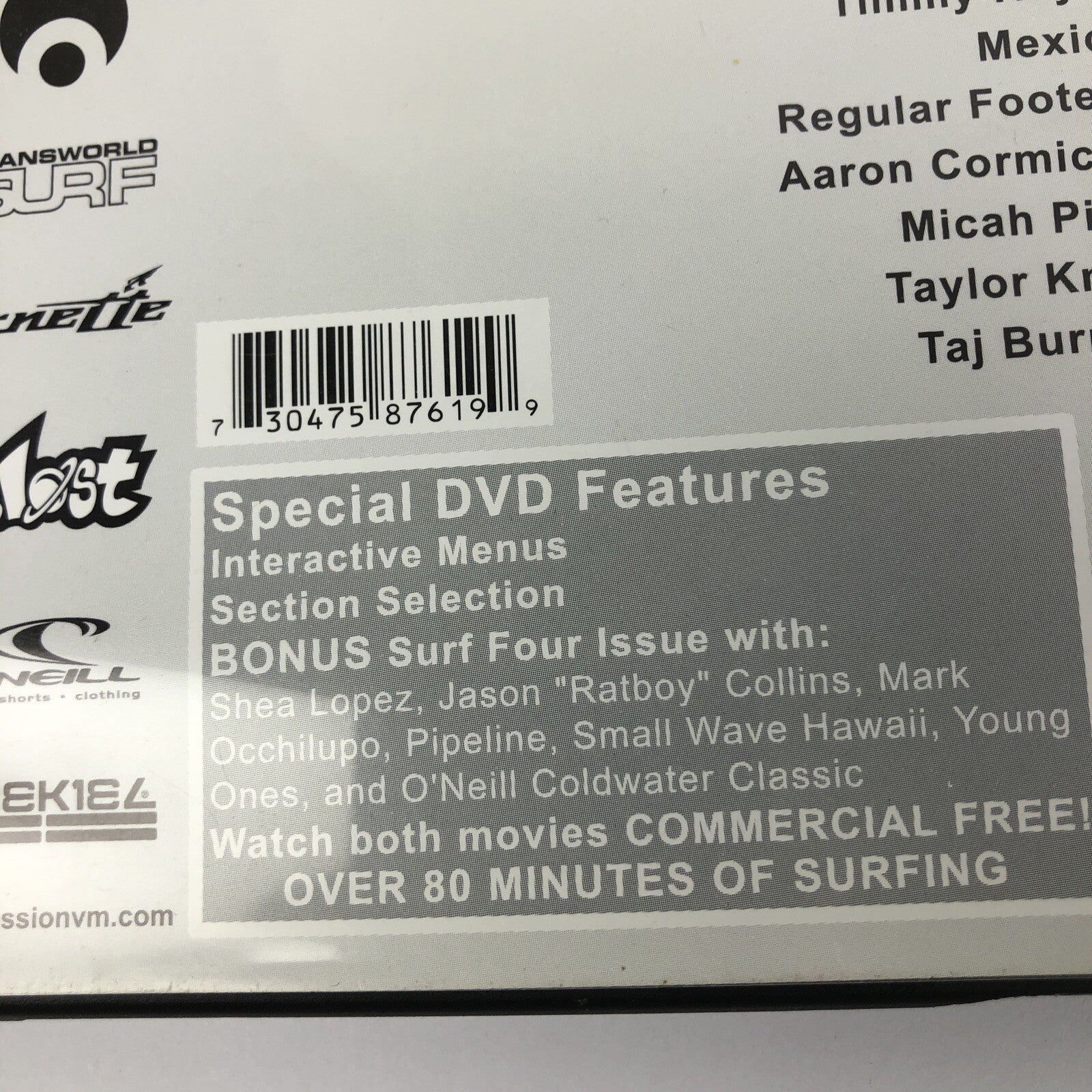 Rare Progression Surf 7 Special Edition DVD Video  Taj Burrow Taylor Knox Hawaii
