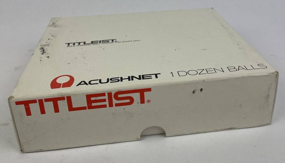 Vintage Titleist by Acushnet golf balls one dozen 12 ball set with original box collectible golf memorabilia display piece