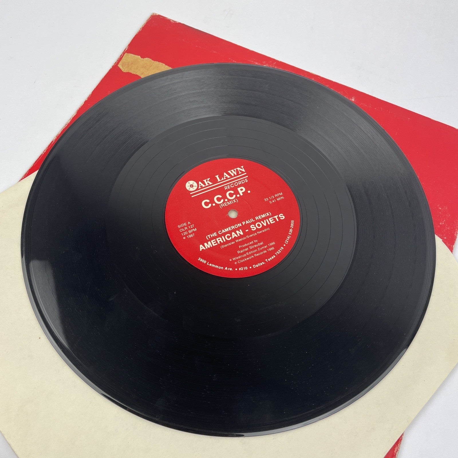 CCCP American - Soviets The Cameron Paul Remix OLR-127 12" Single Record -NM