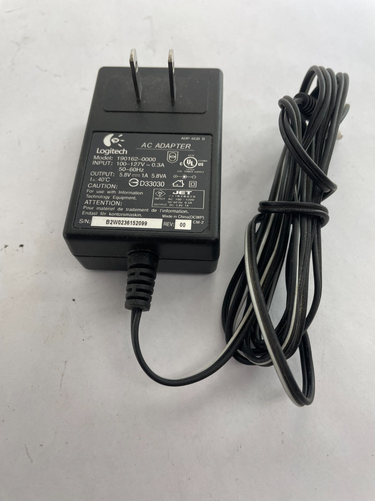 Geniune Polycom SPS-12A-015 Output 24V 0.50A AC Power Supply Adapter #A97