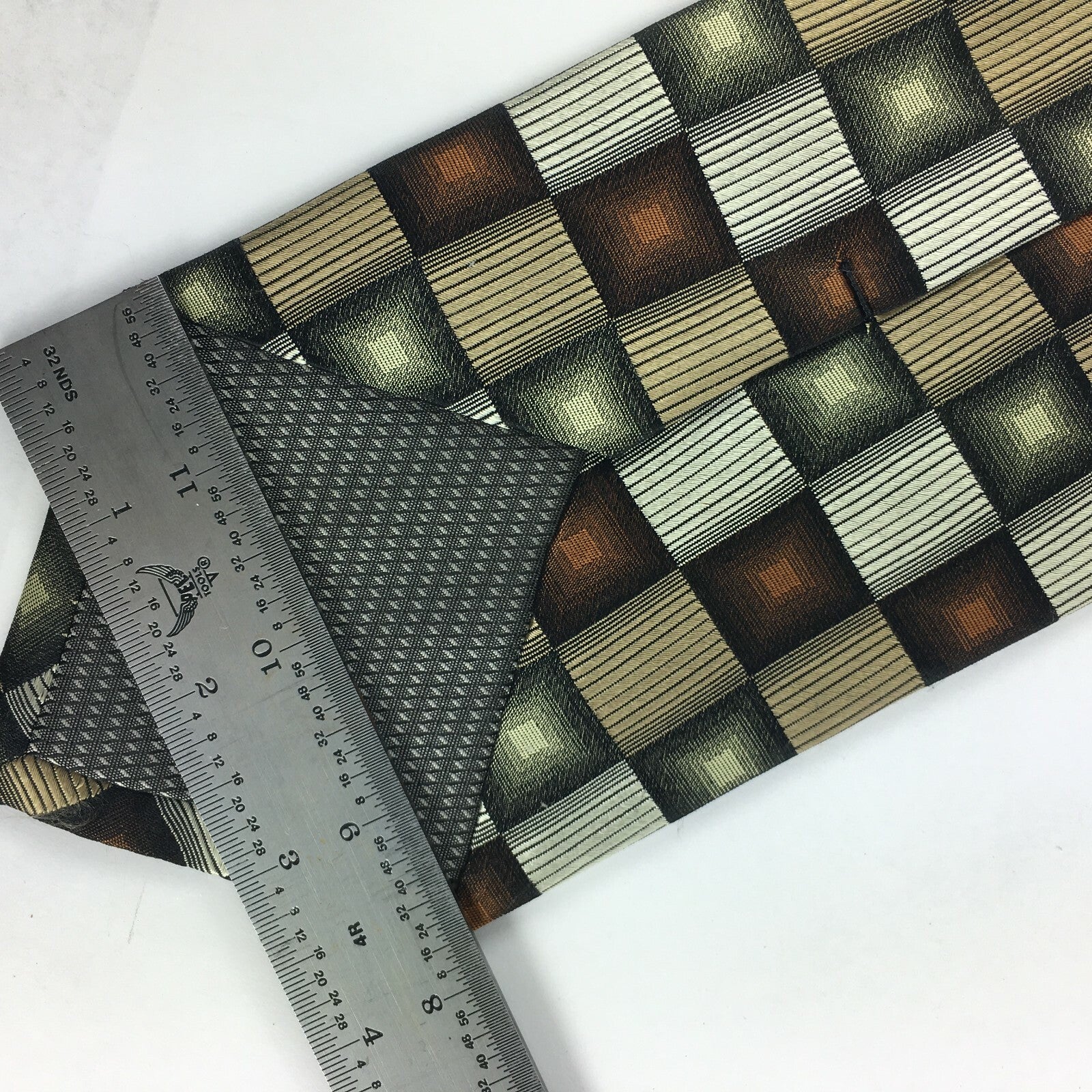 Genuine ValerioGarati 100%Silk Handmade Stylish Formal/Casual Tie Multi Coloured