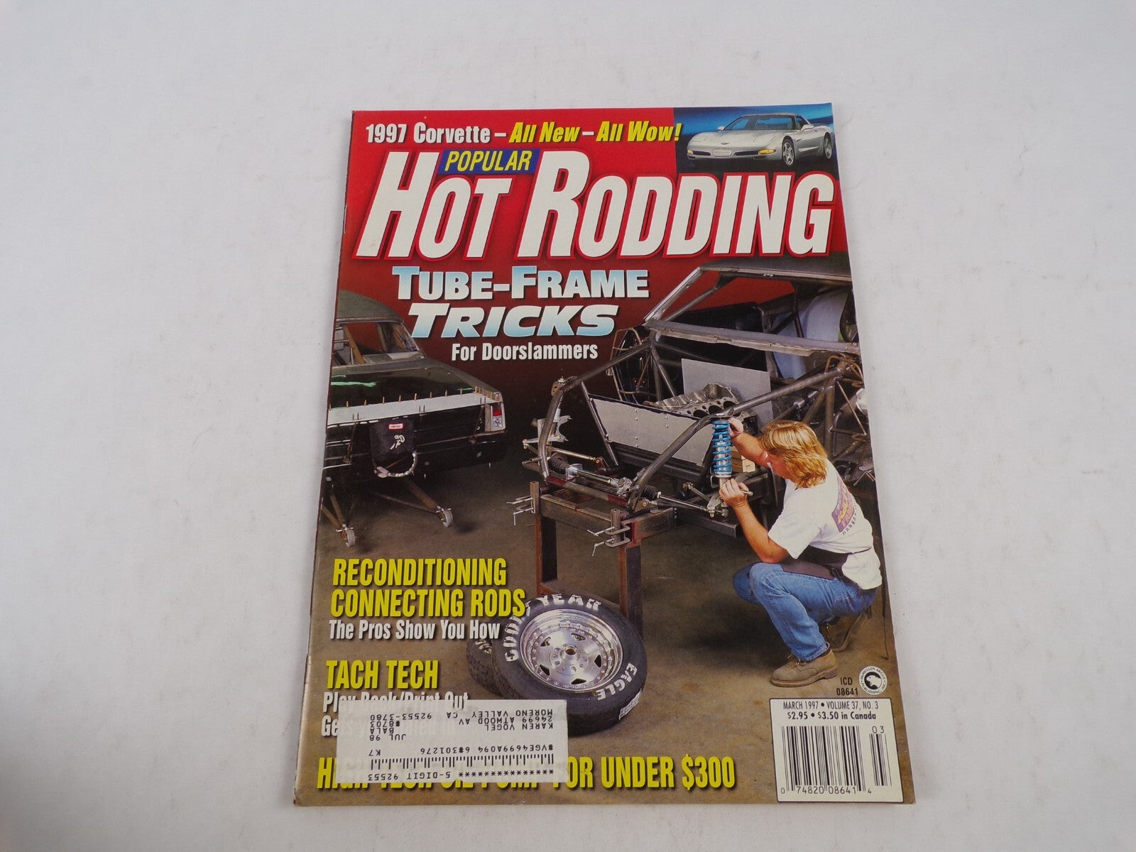 March 1997 Hot Rodding Magazine Tube-Frame Tricks For Doorstammers 1997Corvette