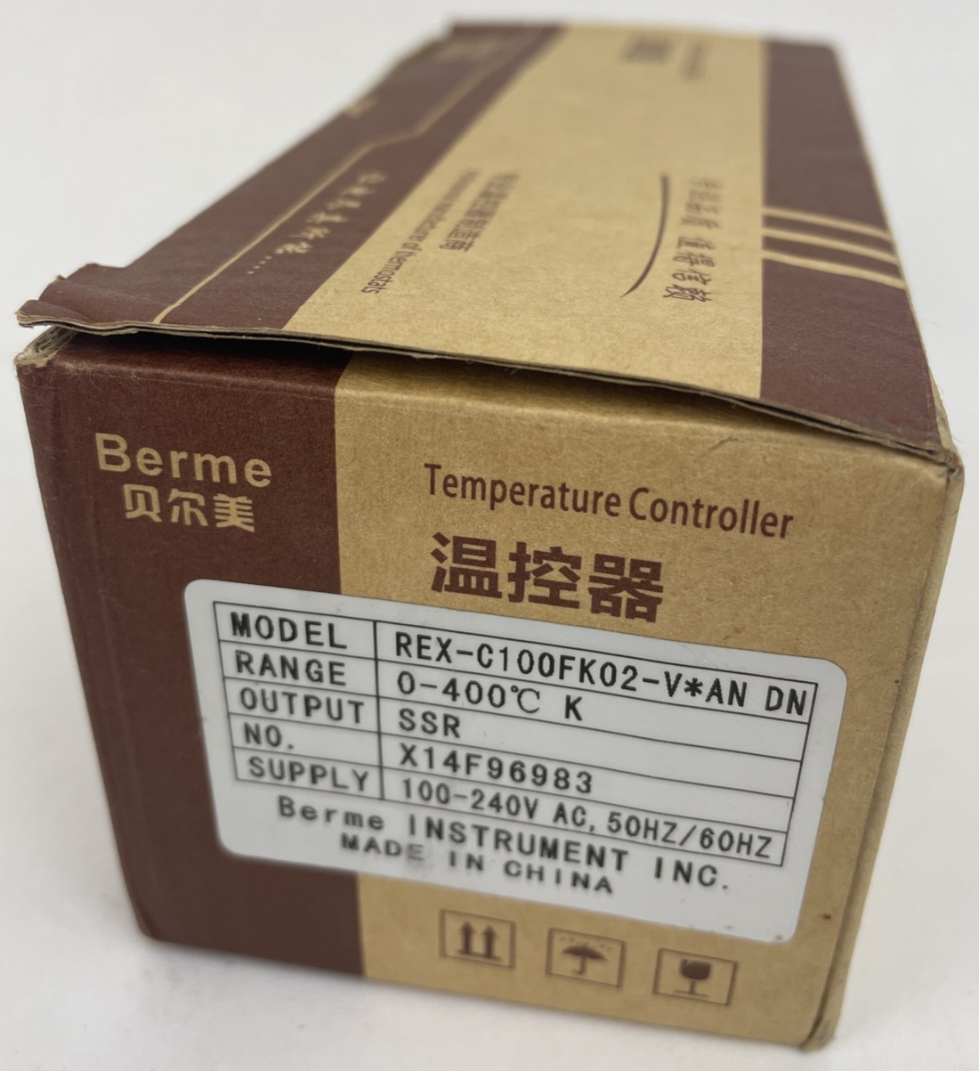 BERM REX-C100FK02-V*AN DN TEMPERATURE CONTROLLER Control