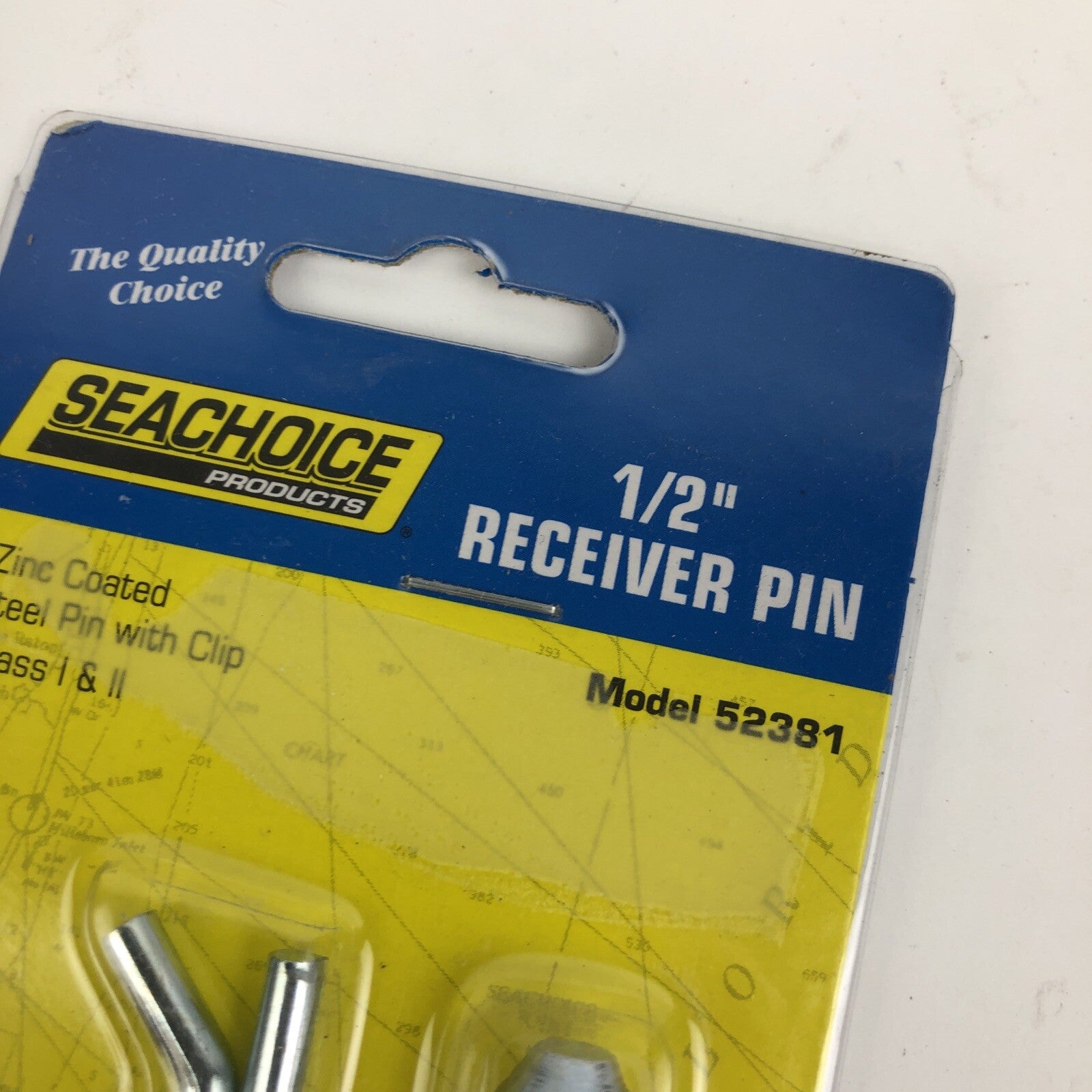 NEW SEA-CHOICE Trailer Hitch  RECEIVER PIN 1/2IN WITH CLIP / Pin SCP 52381