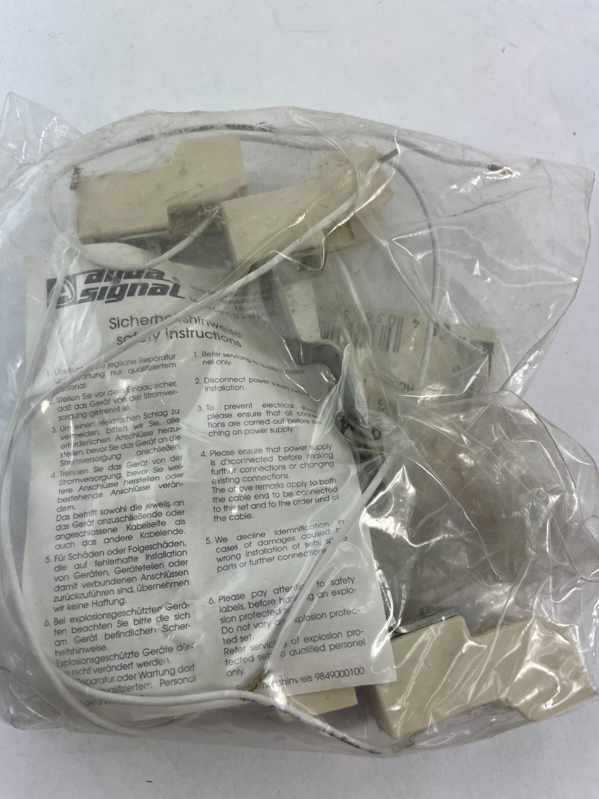 Aqua Signal Ersatzteil 28307 Lampholder R7S 9840082800 With Teflon Cable