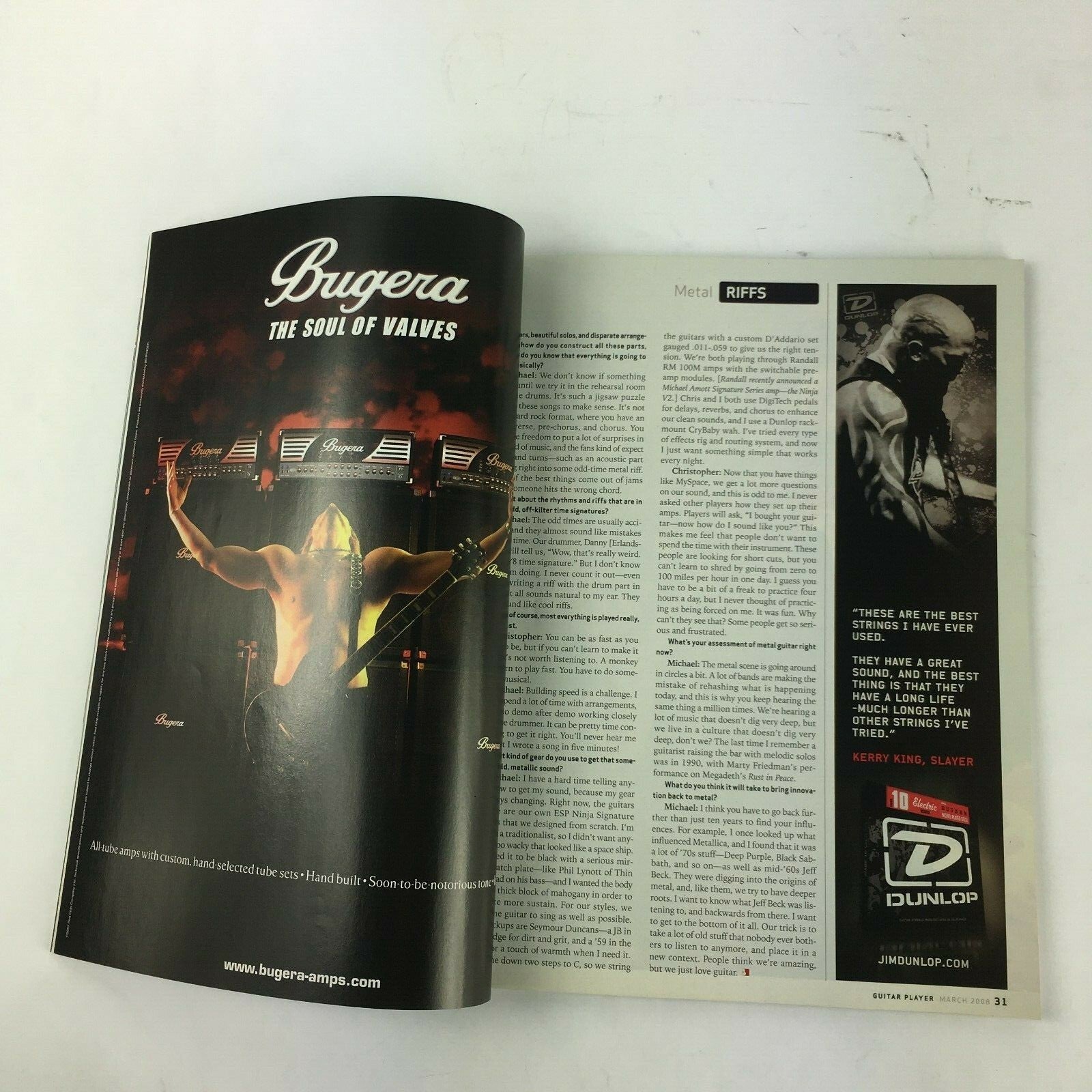 March 2008 Guitar Player Magazine John Fogerty Tremolo Pedal Roundup Les Paul