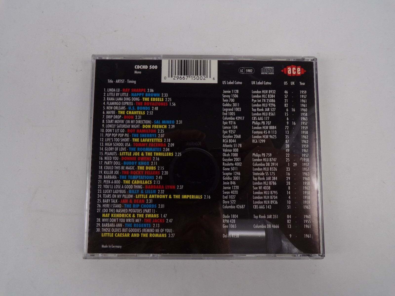 The Golden Age of American Rock n Roll Vol 4  Hot 100 Hits 1954 - 1963 CD#38