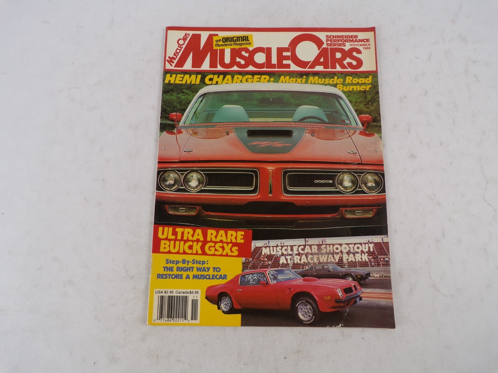 November 1988 Muscle car Hemi Charger: Maxi Muscle Road Bumer Ultra Rare Buick G