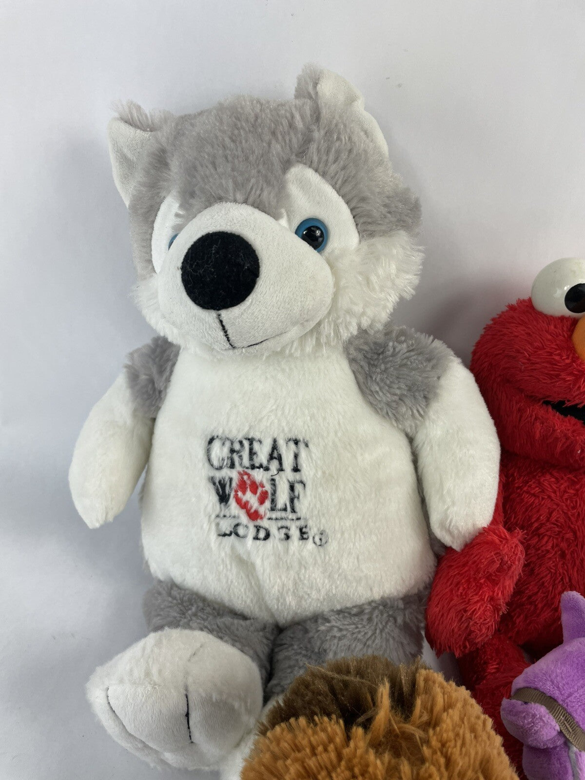 Lot of 5 : Bundle plush Elmo Fortnite Star Wars Great Wolf Lodge Stuff Animals