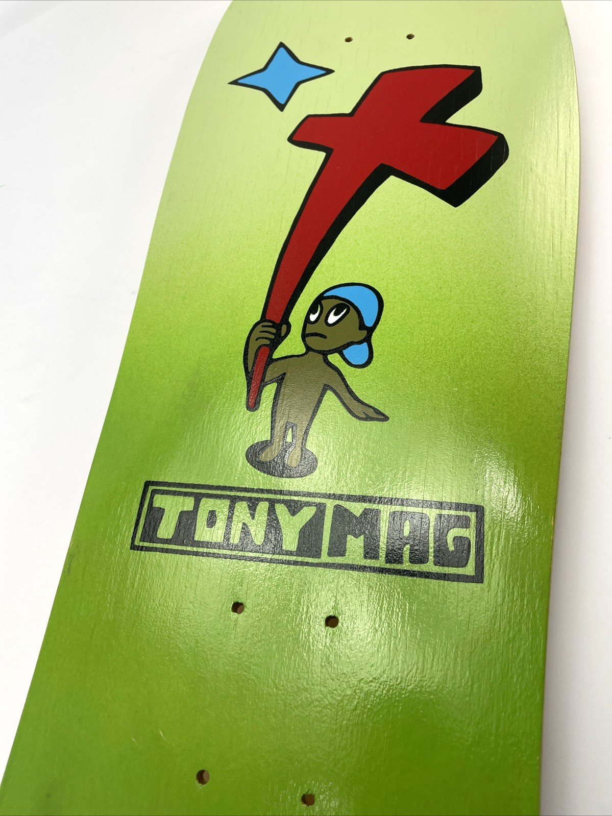 Tony Magnusson H Street Kid And Cross  Reissue 1980s Wood Hell Concave In Shrink