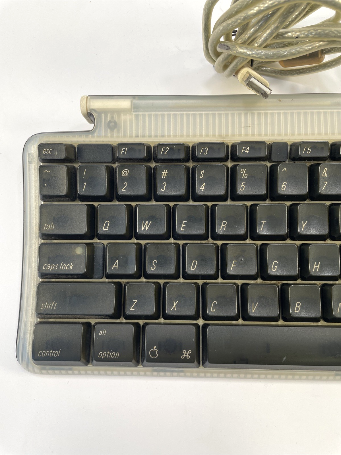 Apple USB Wired Keyboard Graphite Model Number: M2452 Vintage Circa 1999