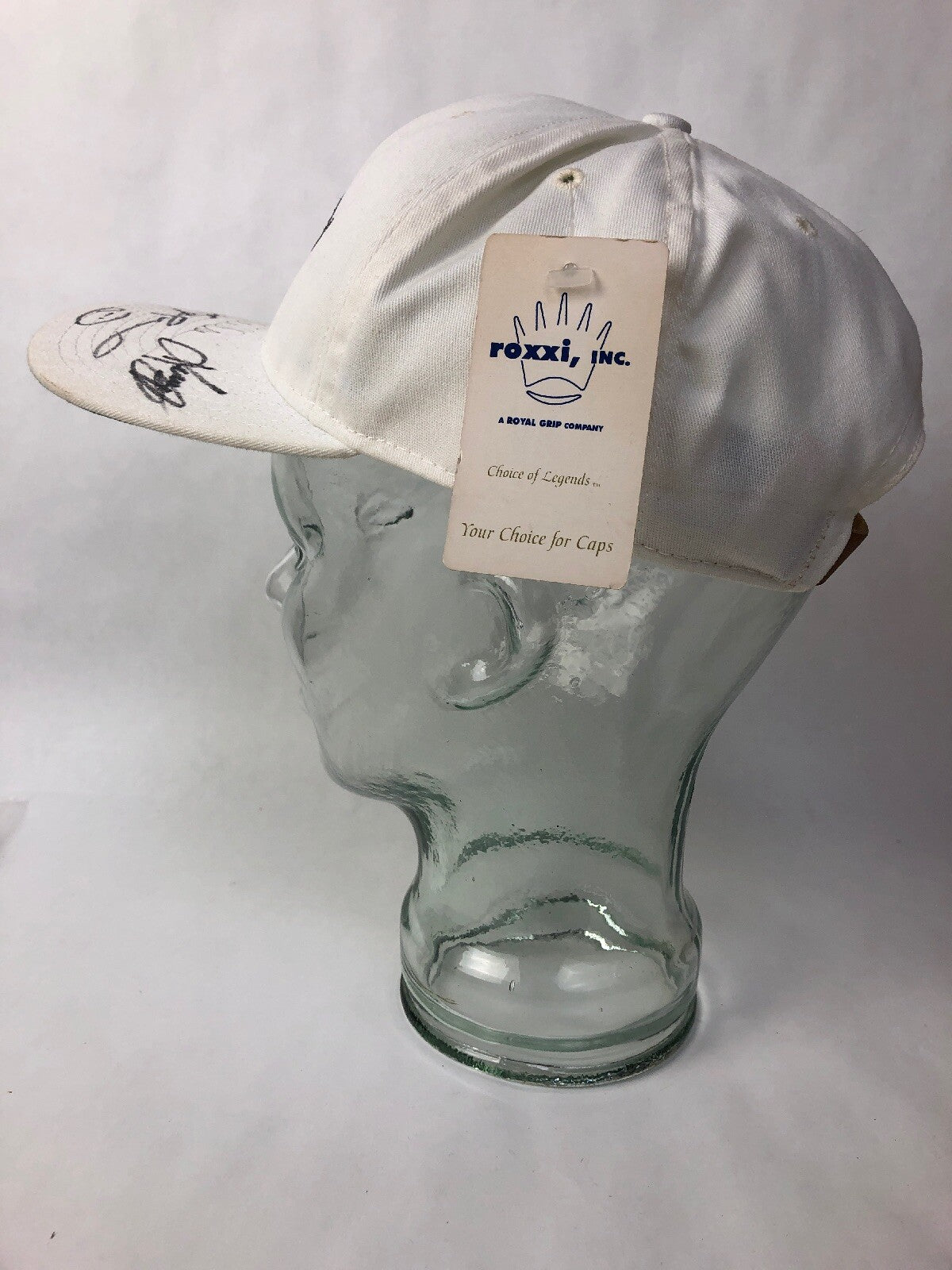 Vintage white Callaway Big Bertha golf hat rare signed autograph collectible cap