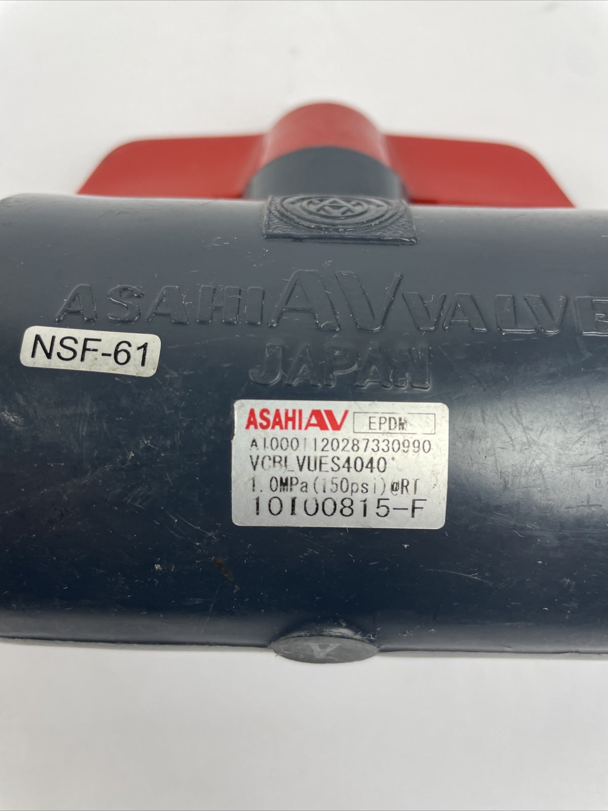 ASAHI AV VALVE Japan 40 1-1/2" TYPE C PVC BALL VALVE 1.0MPa 150 psi