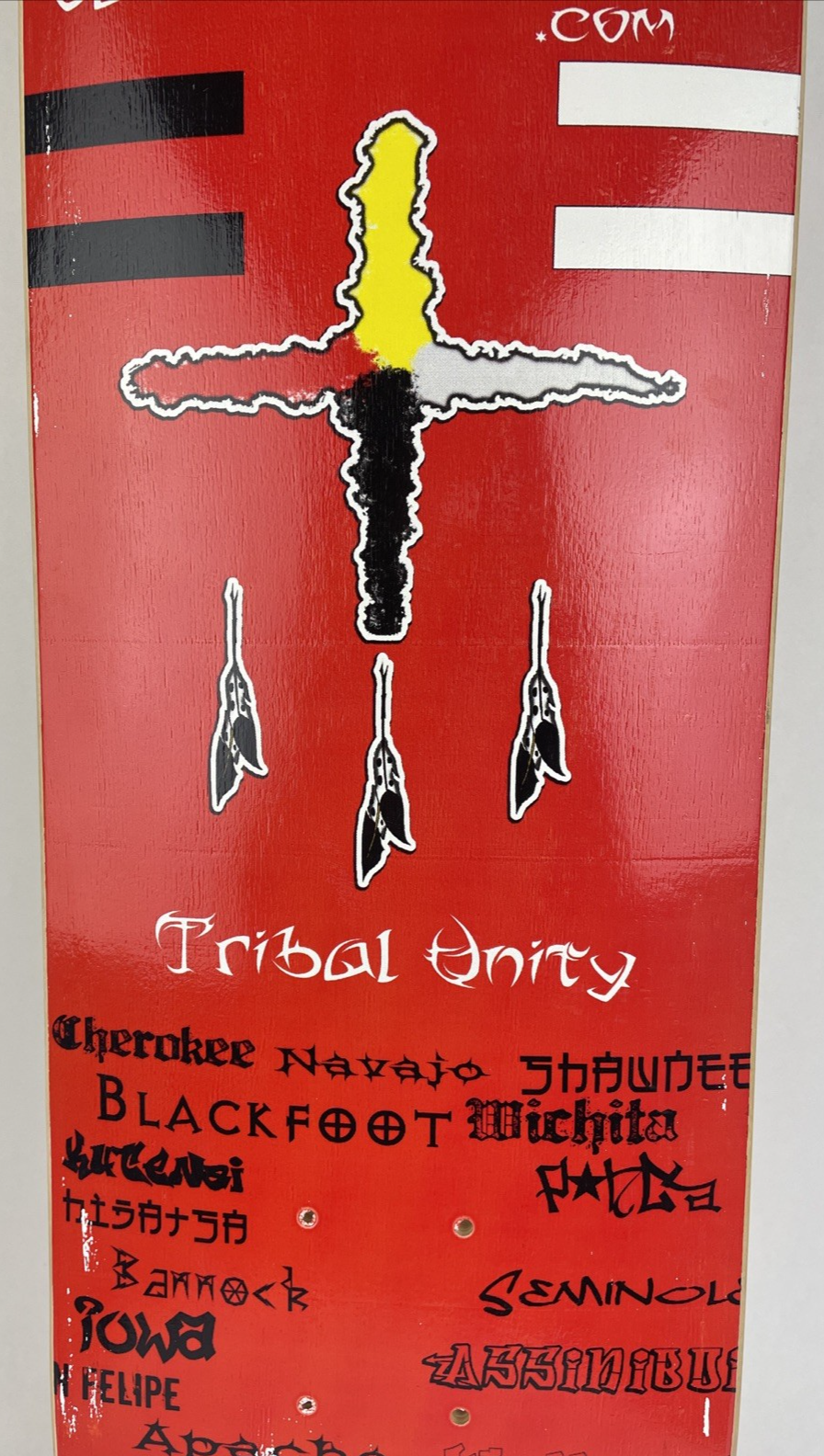 TRIBAL Ubity Earth Drum Craze Skateboard Deck - Comanche Shoshone Choctaw Navaho