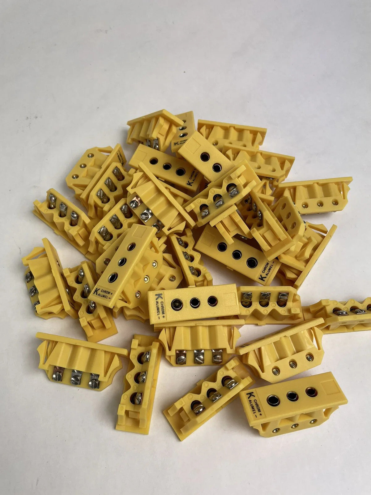Lot of 35: Female Omega 3-Prong Standard Size Thermocouple K Type
