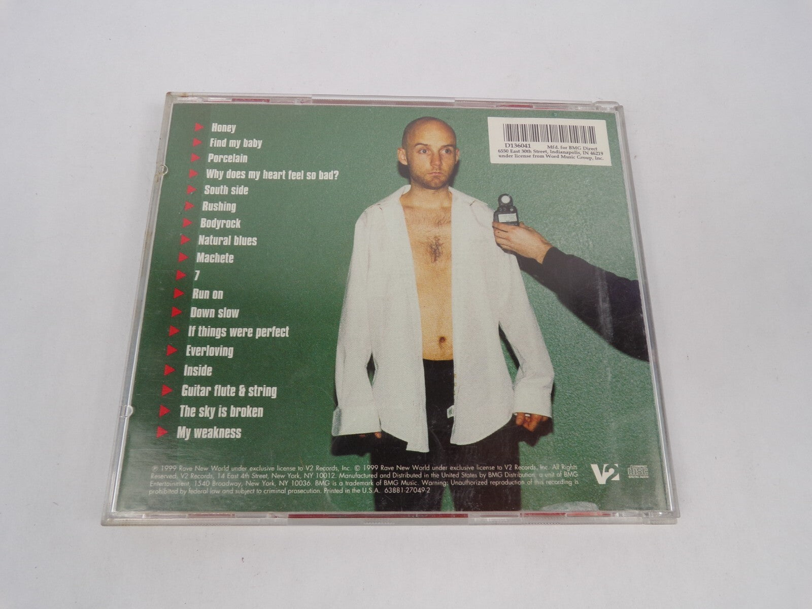 Moby Play Honey Find My Baby Porcelain Why Does My Heart So Bad? South SideCD#63