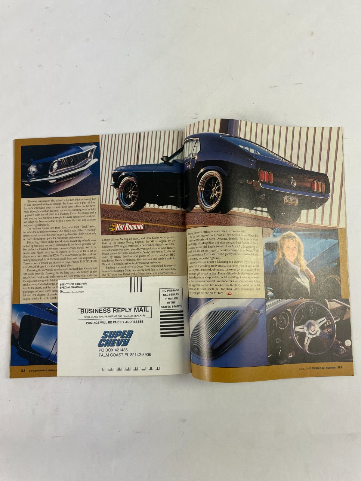 August 2004 Hot Rodding Magazine Gone But Not Forgotten Blue Oval Honor Camaro