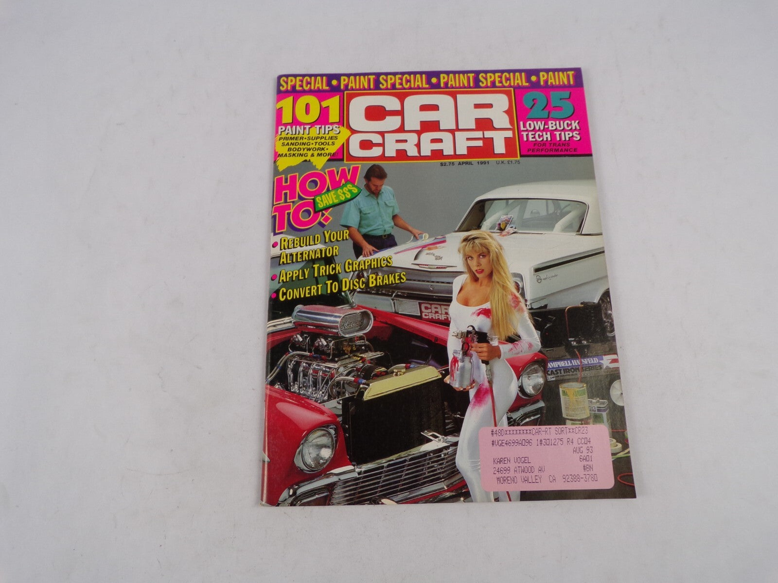 April 1991 Car Craft How To: Special Paint Special Paint Special Paint Rebuild