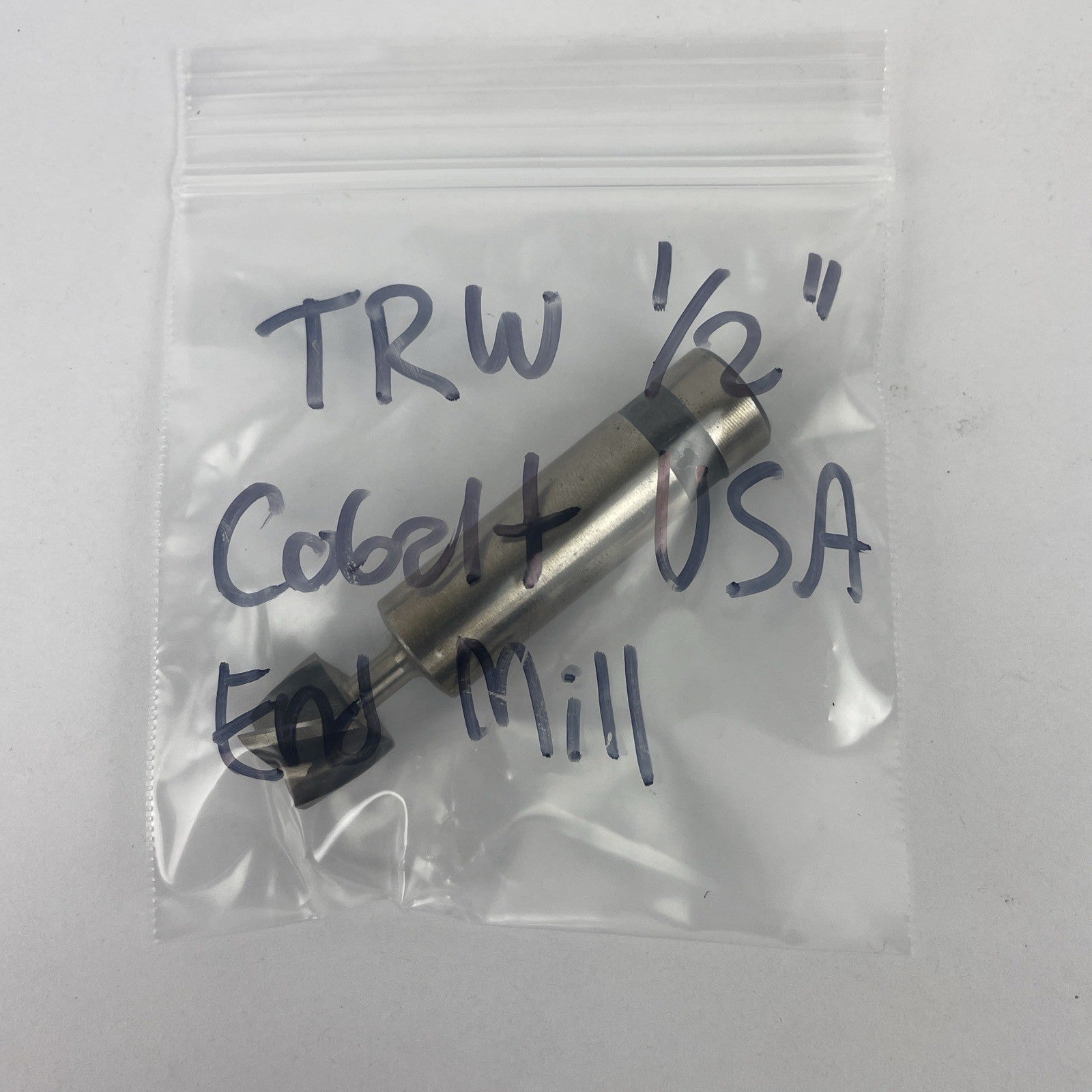 TRW 1/2" Cobalt USA End Mill Flute Center Cutting 1-3/4 Shank USA
