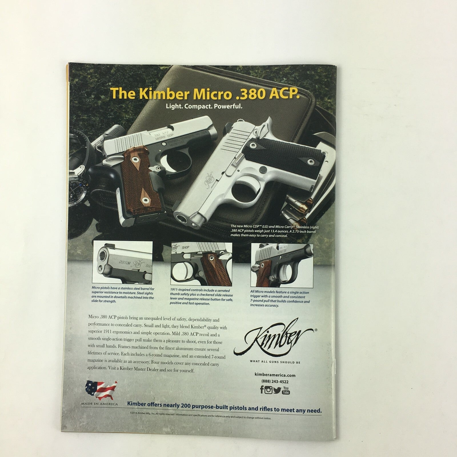February 2015 Shooting Times Magazine Nighthawks Night Owl Owns the Night .380