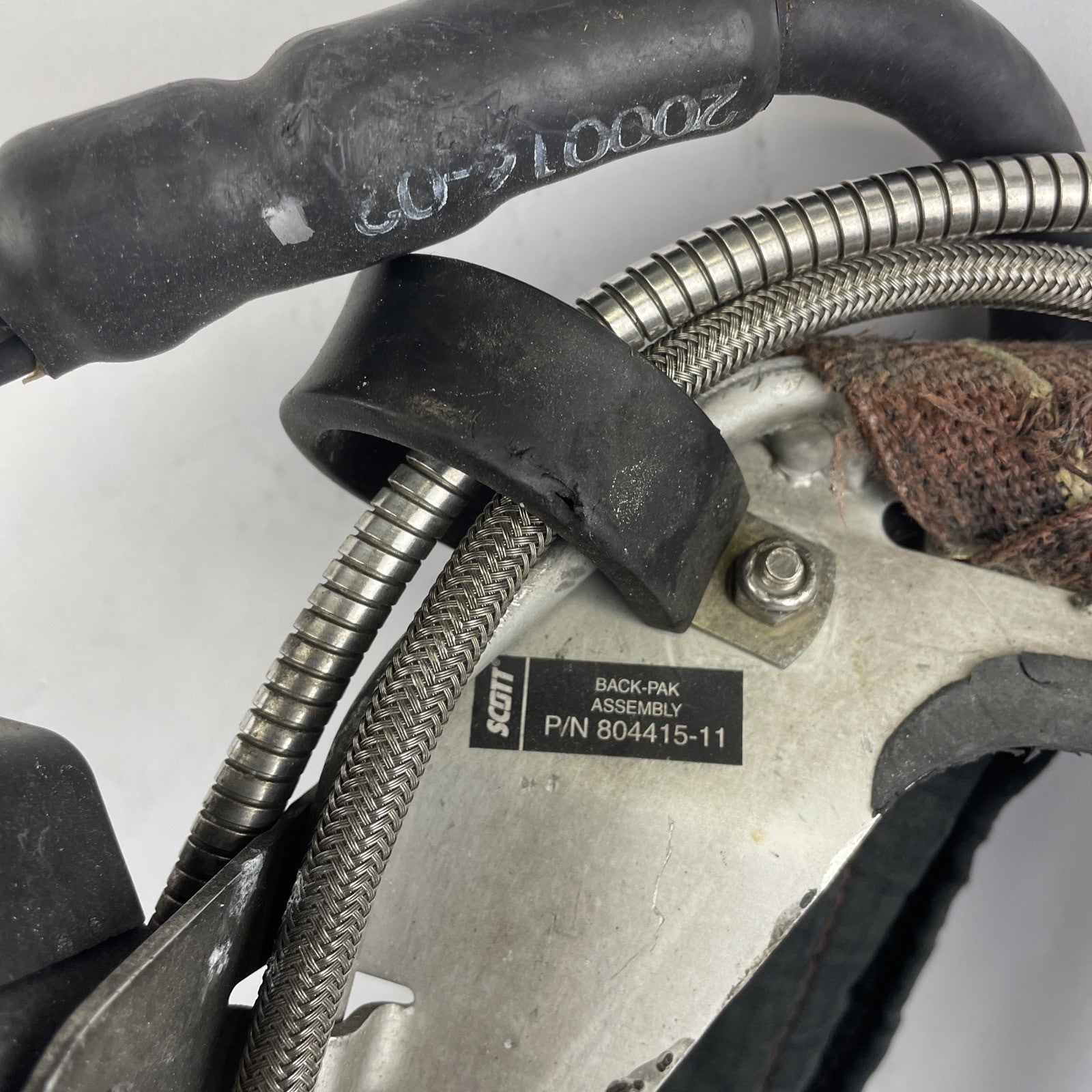 SCOTT SAFETY 4.5 4500 SCBA Air Pack Harness EZ-Flow Air Pak Plus with Sensor O