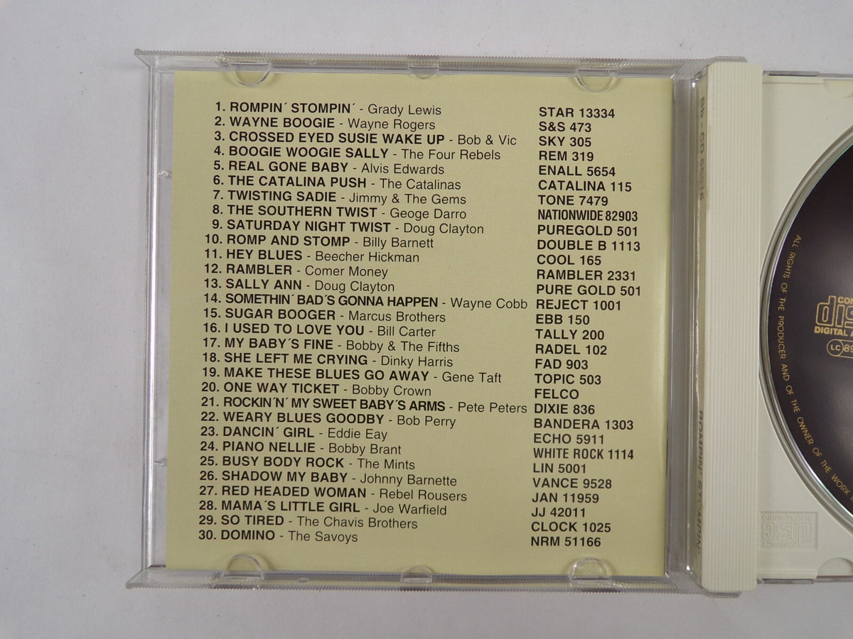 Rompin Stompin Buffalo Bop She Left Me Crying CD #18
