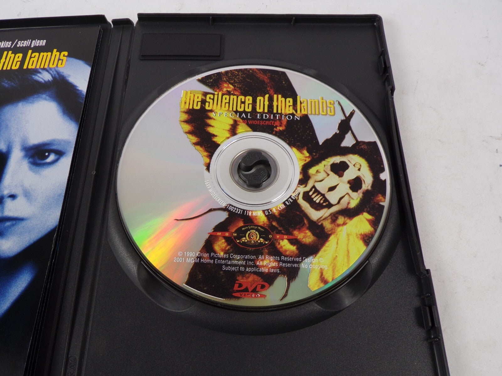 The Silence Of The Lambs Jodie Foster/Anthony Hopkins/Scoff Glenn DVD Movies