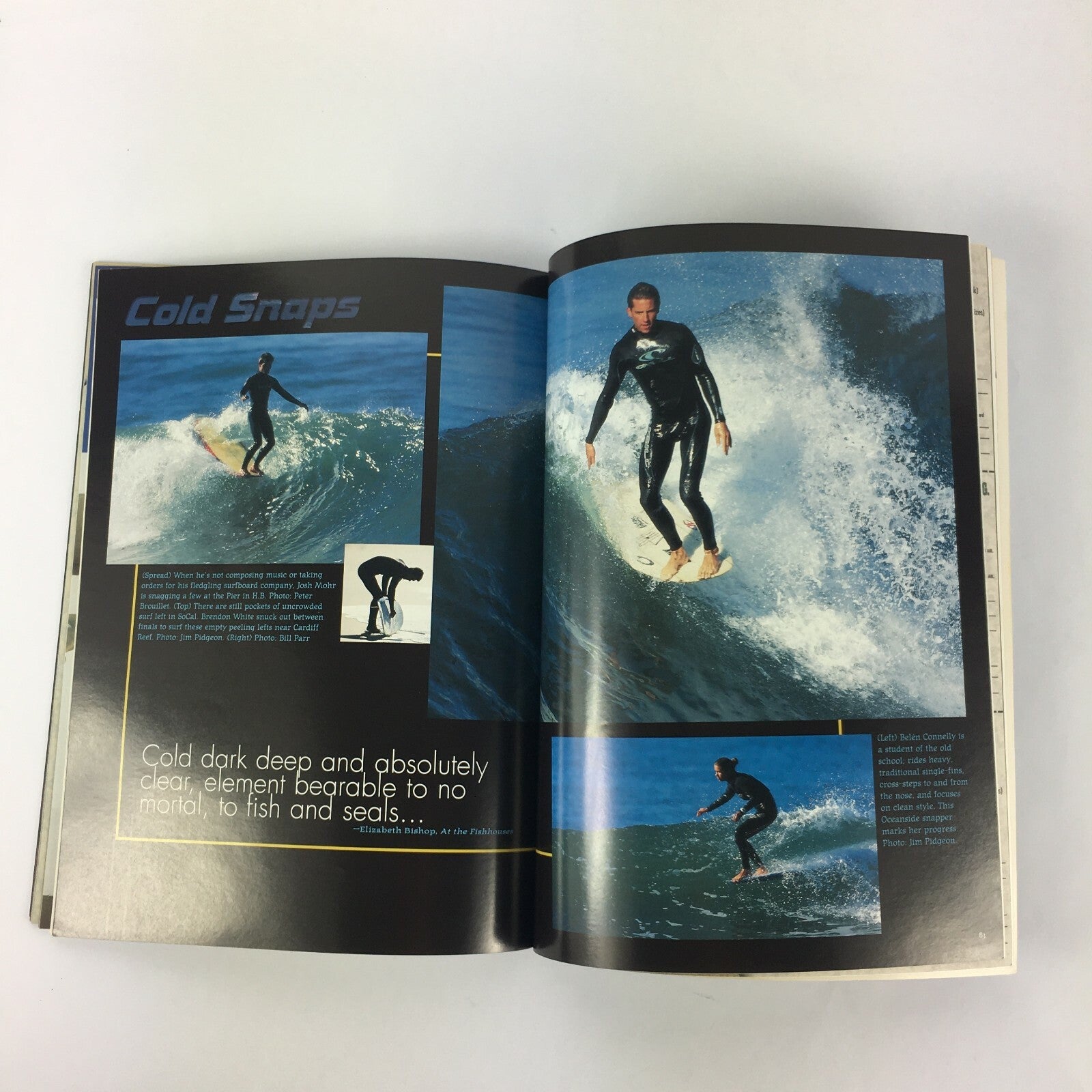 April 1999 Longboard Magazine Cold Snaps Robert August World Championships