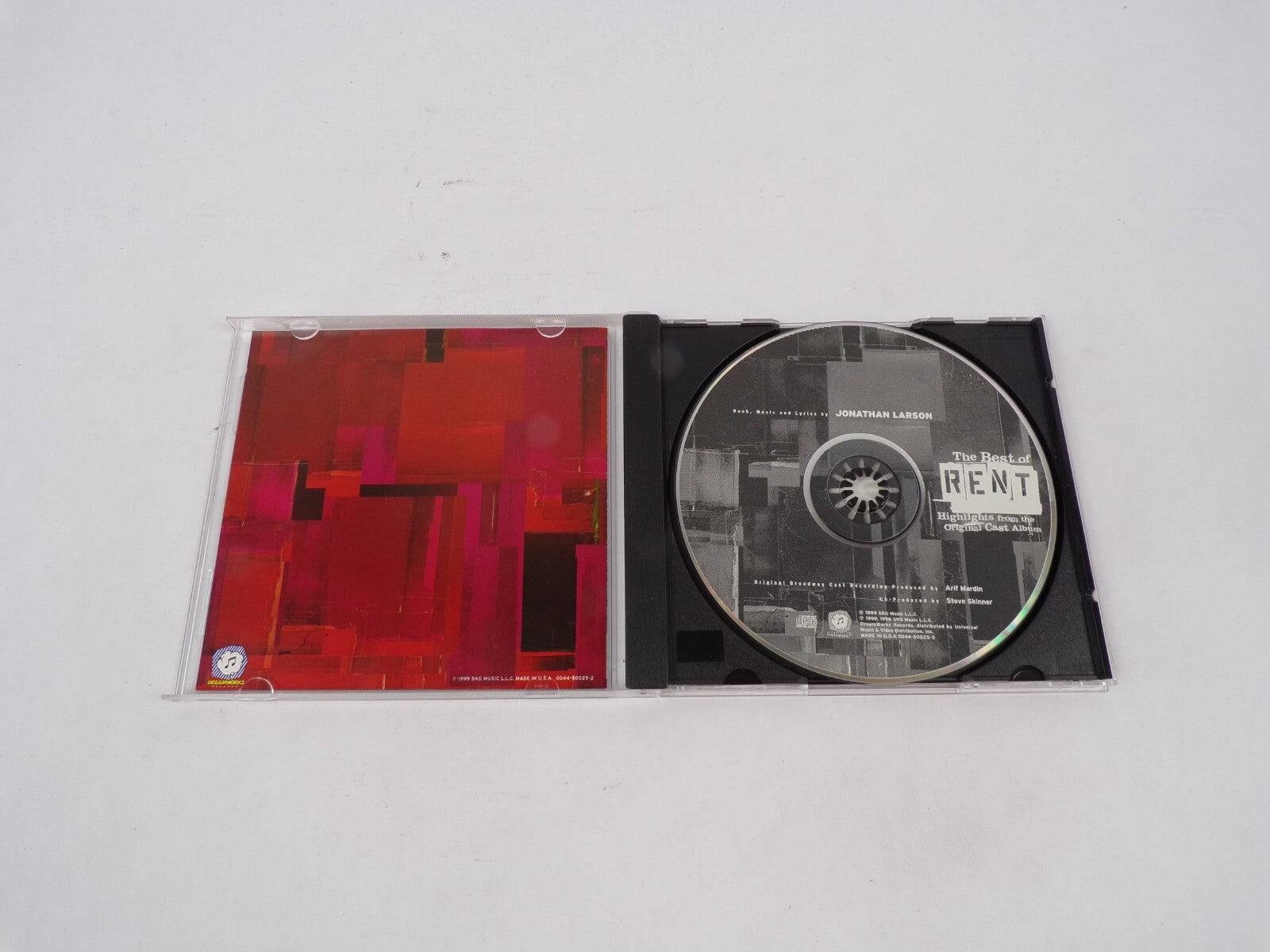 The Best Of Rent Highlights From The Original Cast Album Rent One Song GlorCD#68