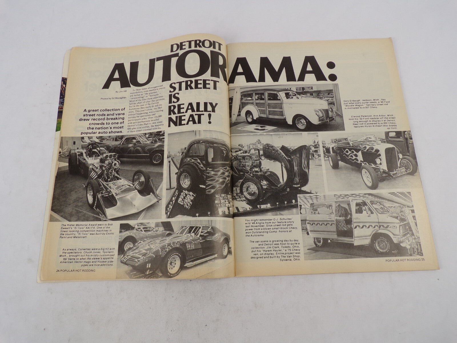 April 1976 Hot Rod Magazine Wild ''Street Is Neat'' Section! Six-Cylinder Ford H