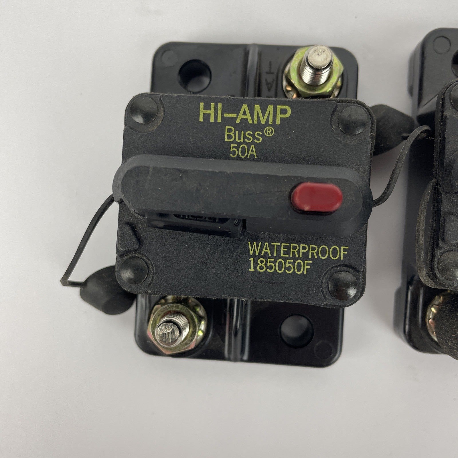BUSS * 2 PACK !!*NEW* #185050F HI-AMP 50 AMP WATERPROOF CIRCUIT BREAKER bussmann