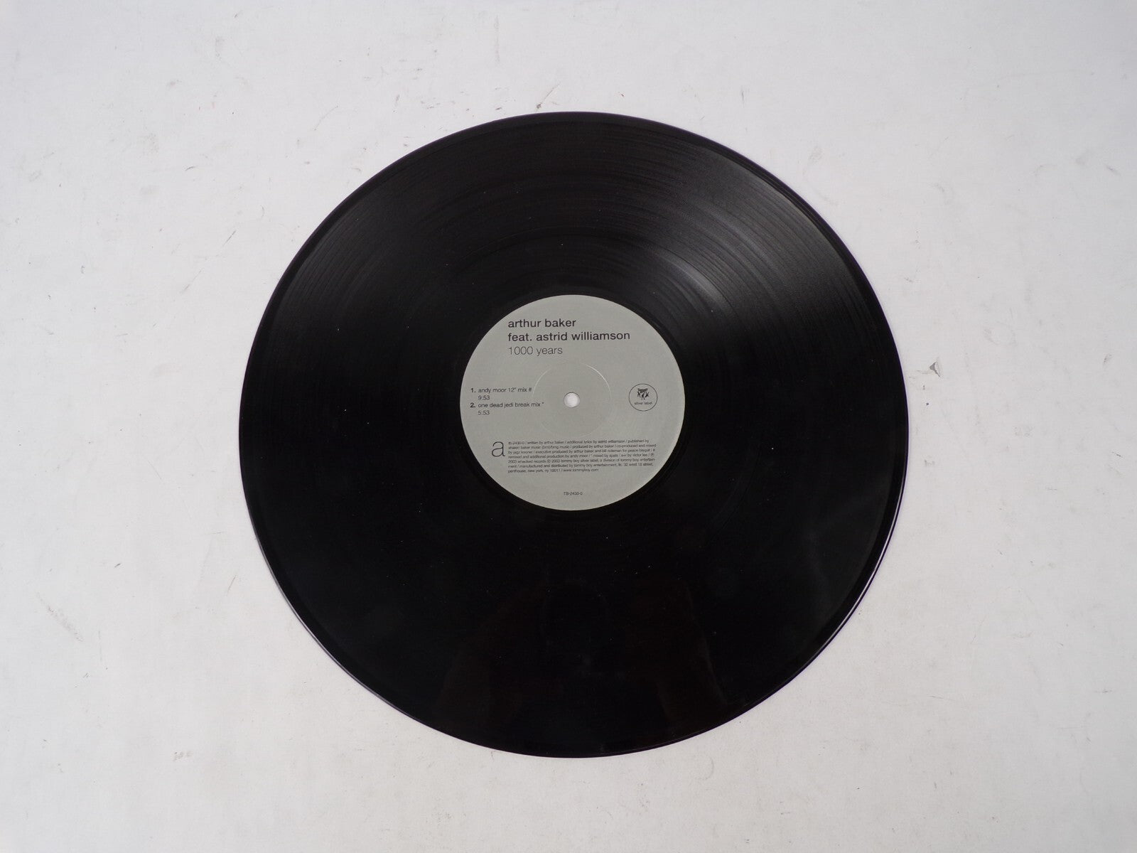 Arthur Baker Feat.Astrid Williamson 1000 years Ulysses Electro Vinyl Record