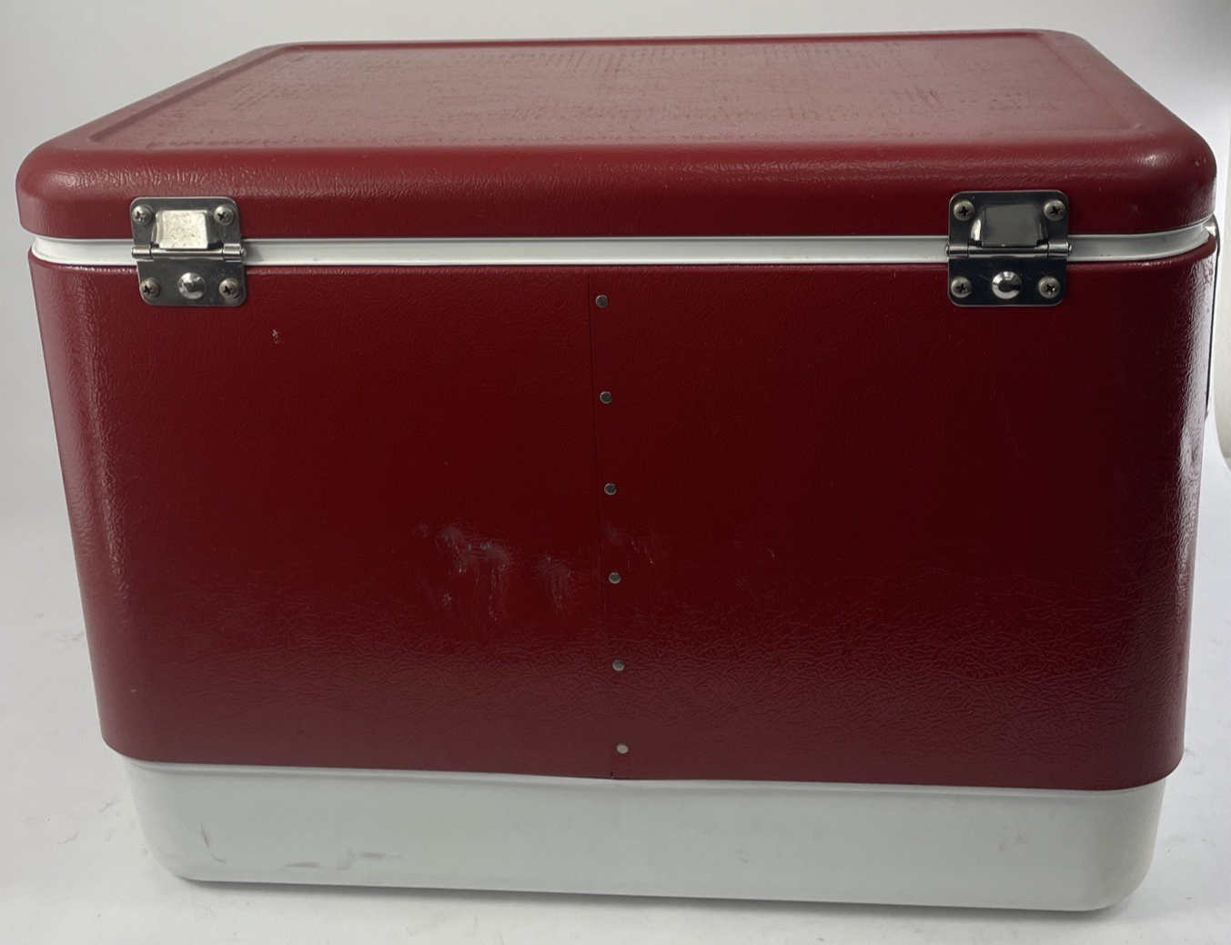 Rare Coleman Steel Belted Cooler USA - 54 QT Model 6150