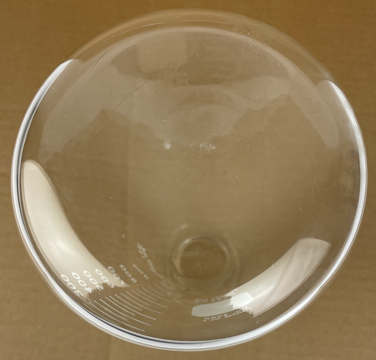 PYREX 1000mL Erlenmeyer Flask No. 4980 Stoper # 9 USA Laboratory Glass