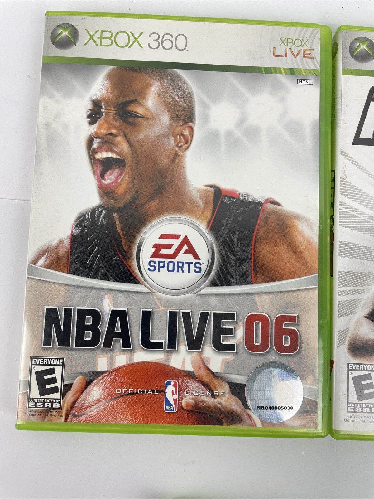 Lot of 3 x XBOX 360 Live : 2K Sports NBA 2K7 , NBA 2K12 , MBA Live 2006