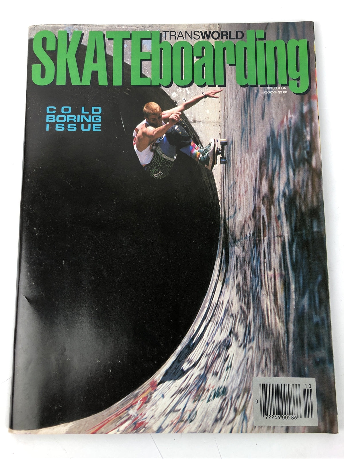 TRANSWORLD SKATEBOARDING MAGAZINE OCTOBER 1987 VOL  #5 Mark GATOR Rogowski Cover