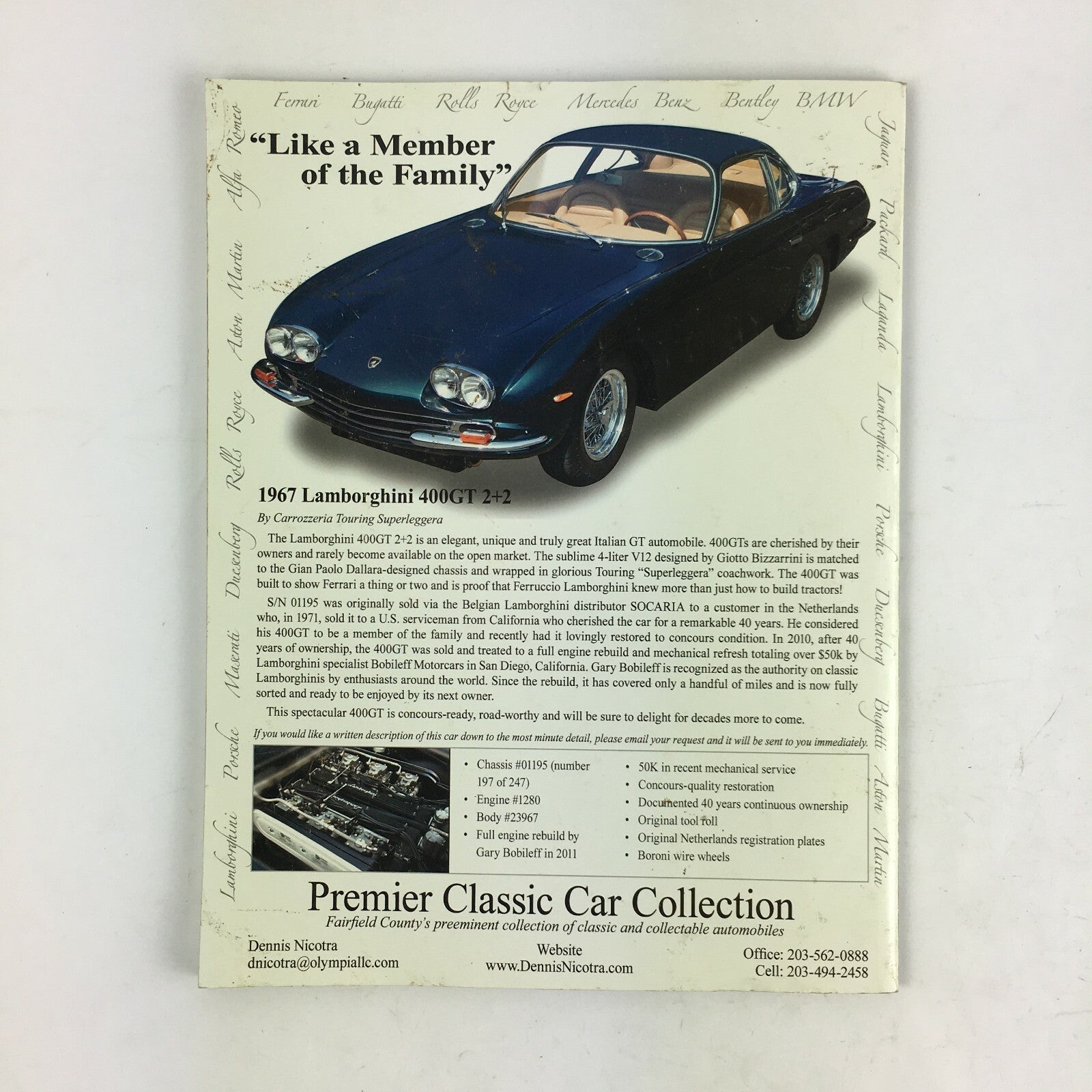 October 2012 Keith Martin's Sports Car Market Magazine Supercar Rising Sheehan