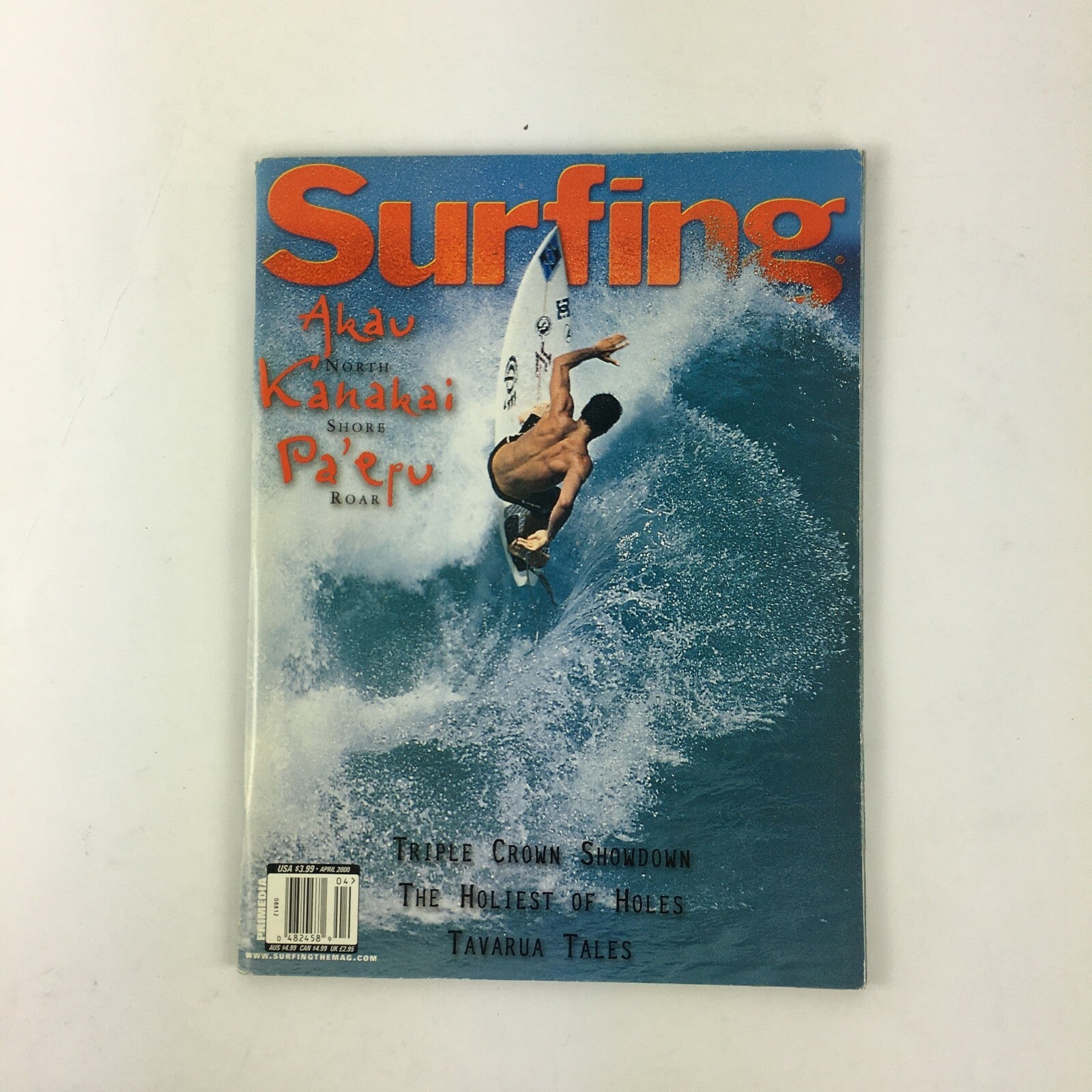 April 2000 Surfing Magazine Akav North Kahakai Shore Paepu Roar Tavarua Tales