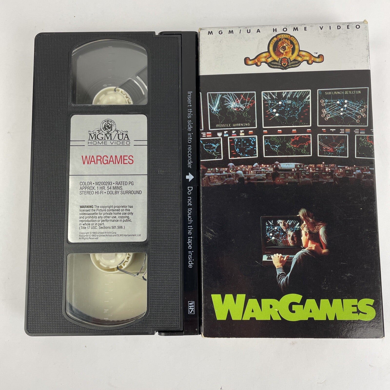 WarGames - VHS (1996 MGM UA Home Video)  Matthew Broderick Ally Sheedy - VGC