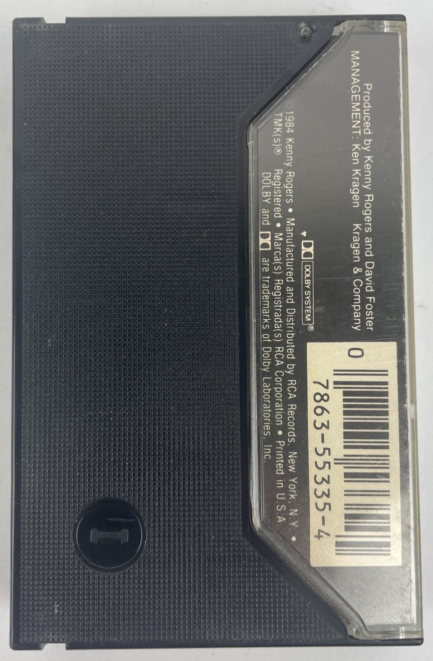 Country KENNY ROGERS What About Me Cassette Tape 1984 RCA Records