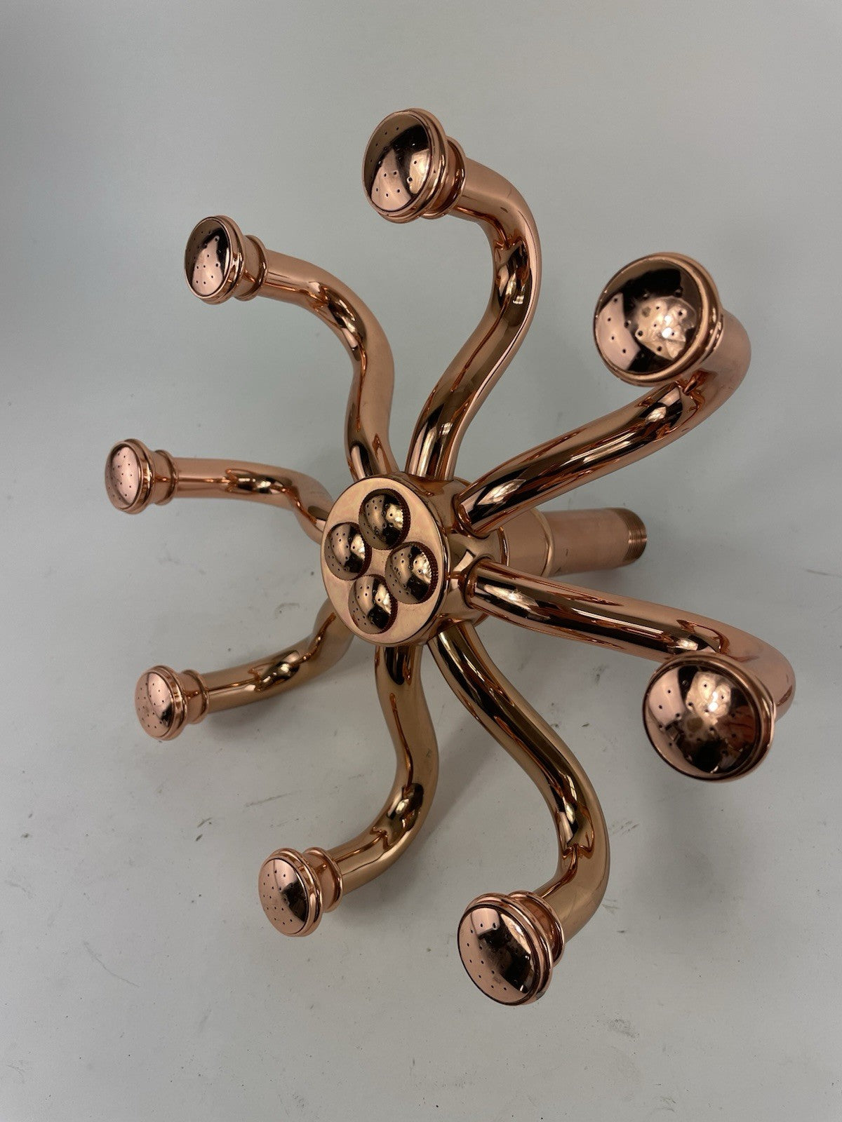 Antique Copper Bathroom Shower Heads Rainfall Overhead Top Shower Sprayer 8 arms
