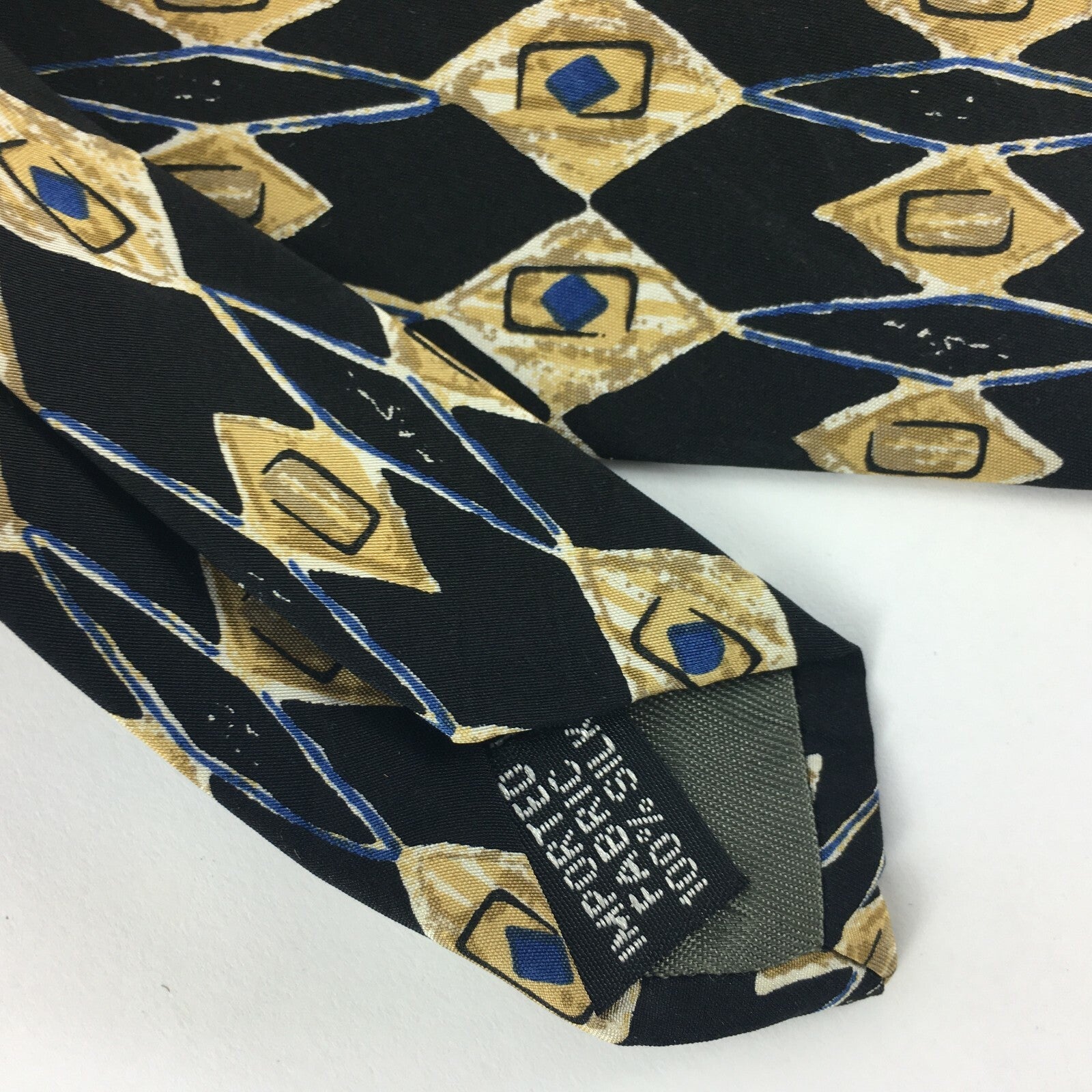 Genuine Geoffrey Beene Silk Handmade Stylish Formal/Casual Tie Multi Coloured