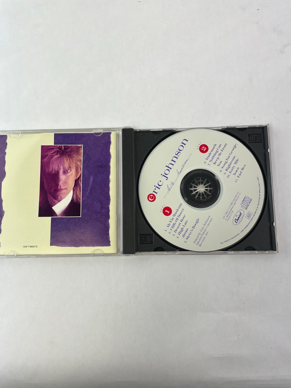Eric Johnson Ah Via Musicom Cliffs Of Dover Desert Rose High Landrons CD#73