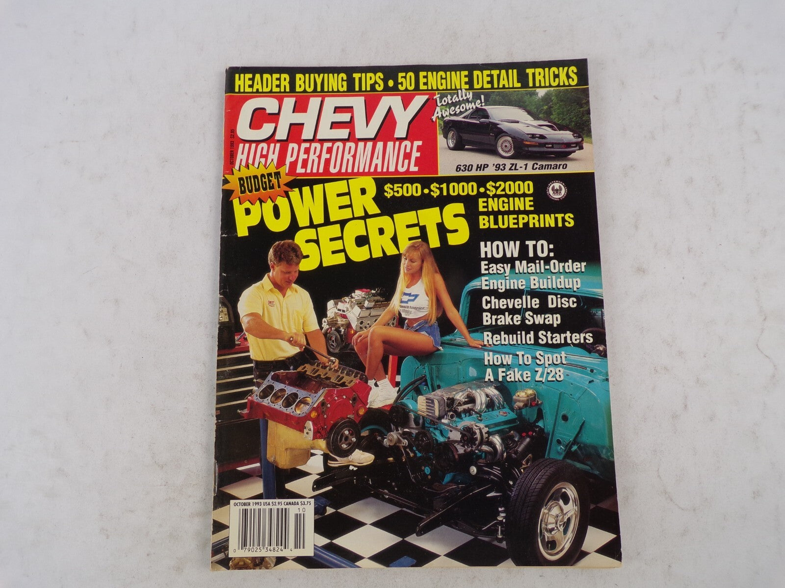 October 1993 Chevy High Performance Power Secrets Header Buying Tips 50 Engine D