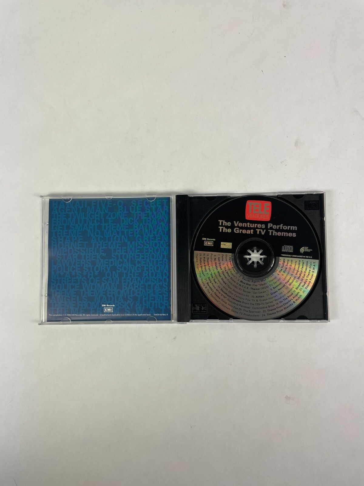 Tele Ventures By The Ventures Perform The Great Tv Themes CD #6