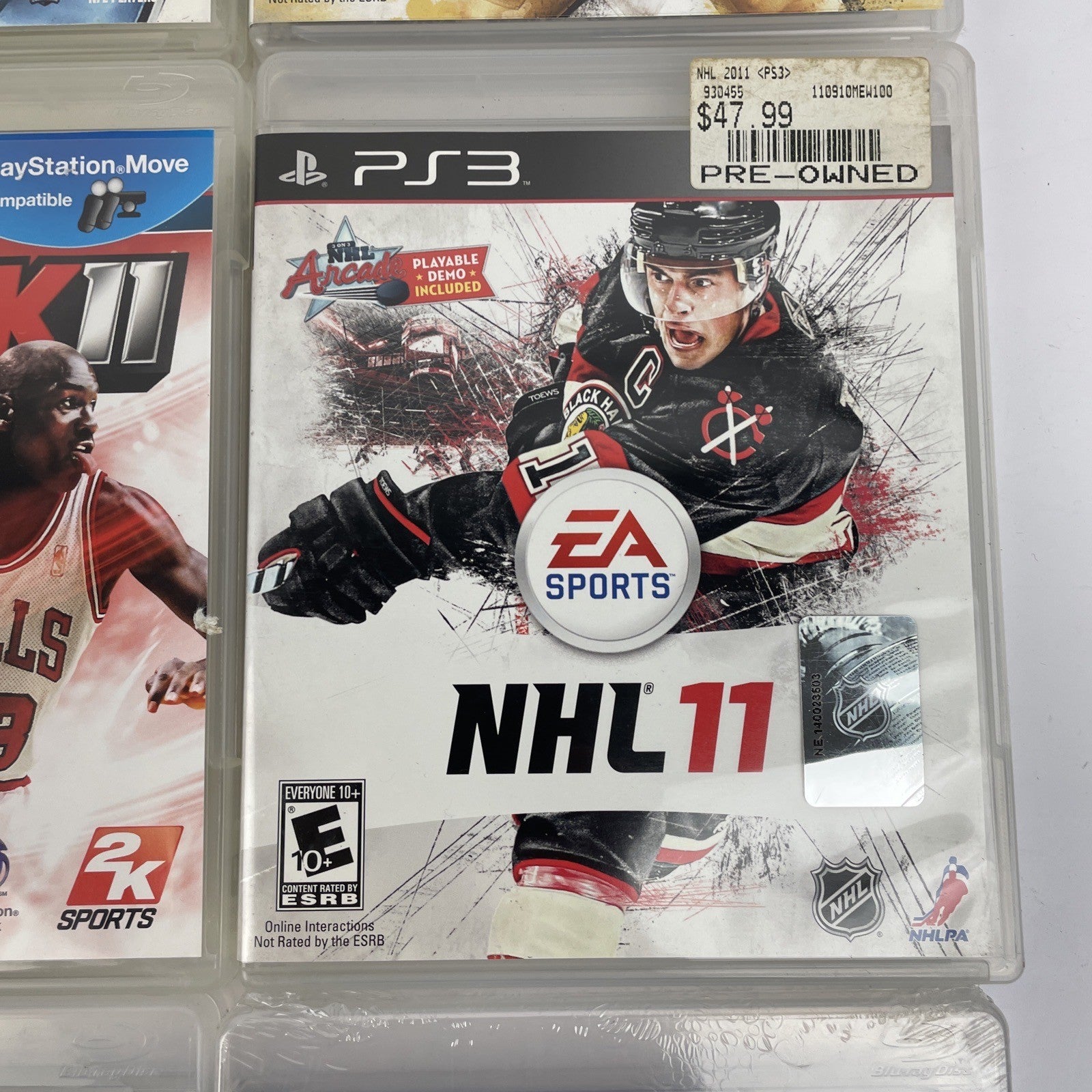 Lot of 9 PS3 Playstation 3 Sports Video Games Madden NBA NHL FIFA MLB Champions