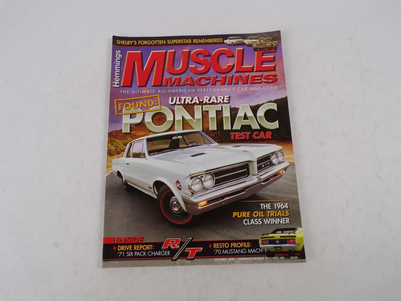 October 2010 Muscle Machines Magazine Ultra-Rare Pontiac Test Car Found: The