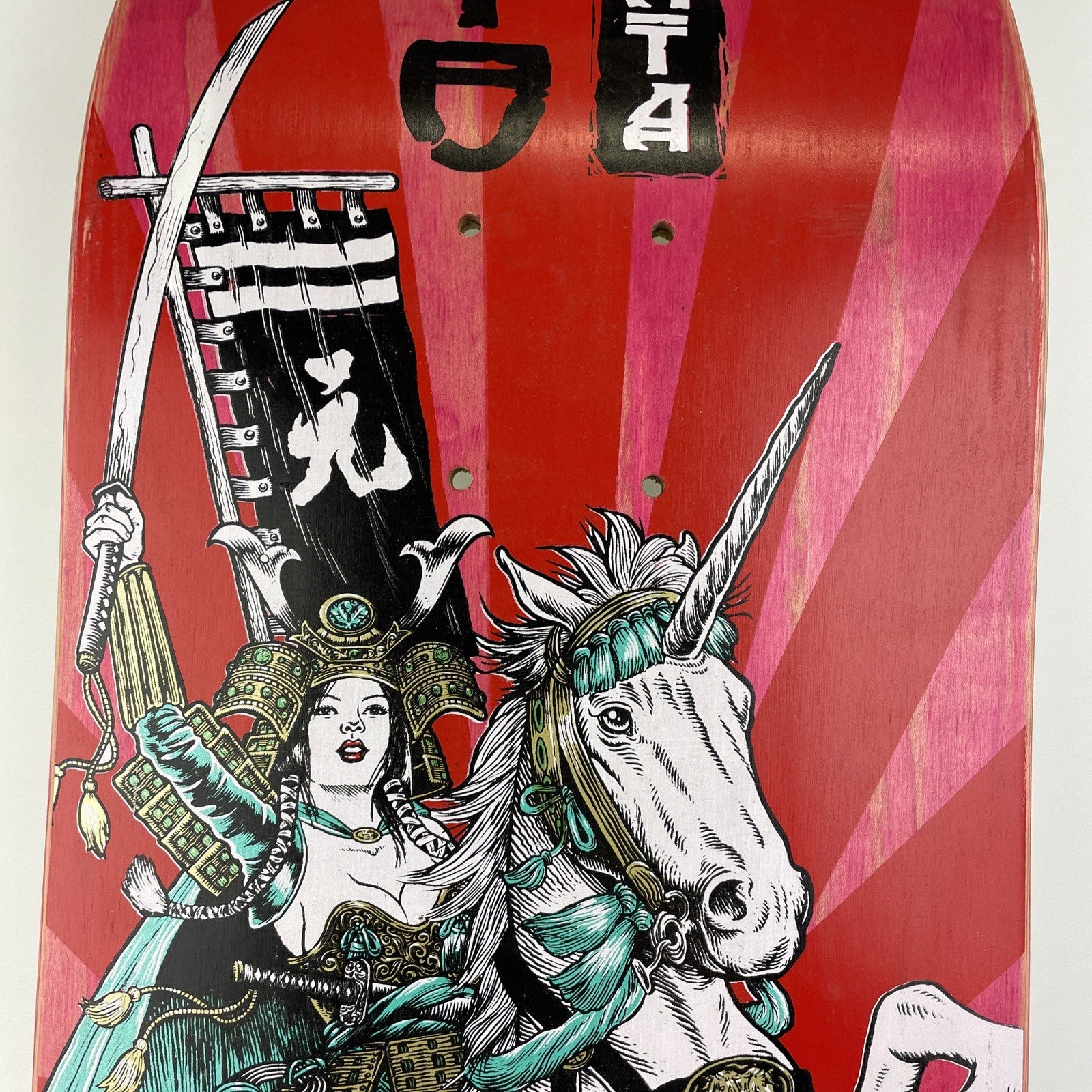 Green Issue Skateboards MOTO SHIBATA Professional Signature Skateboard Deck RARE