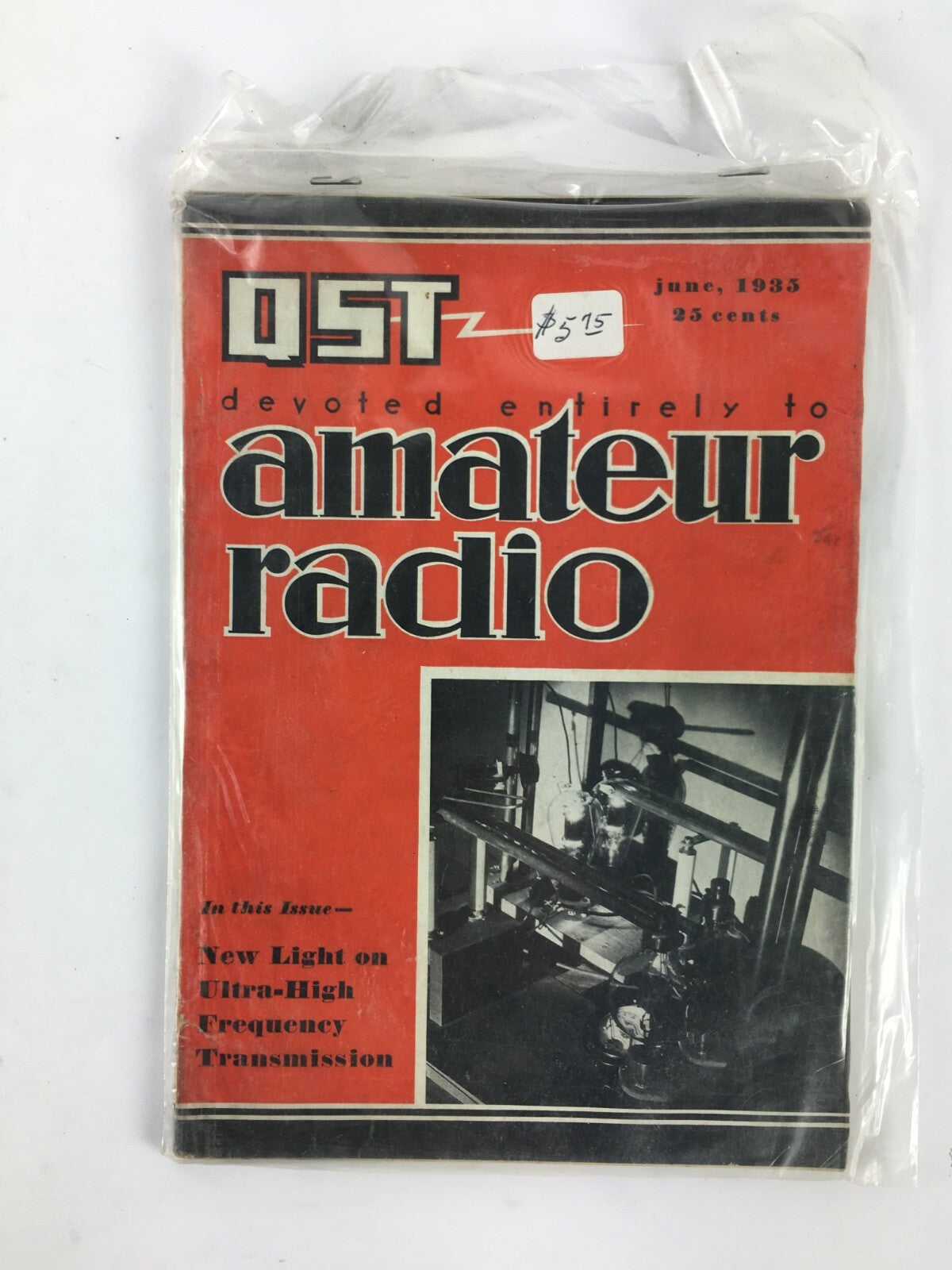 June 1935 QSTAmateur Radio Magazine NewLight on UltraHigh Frequency Transmission