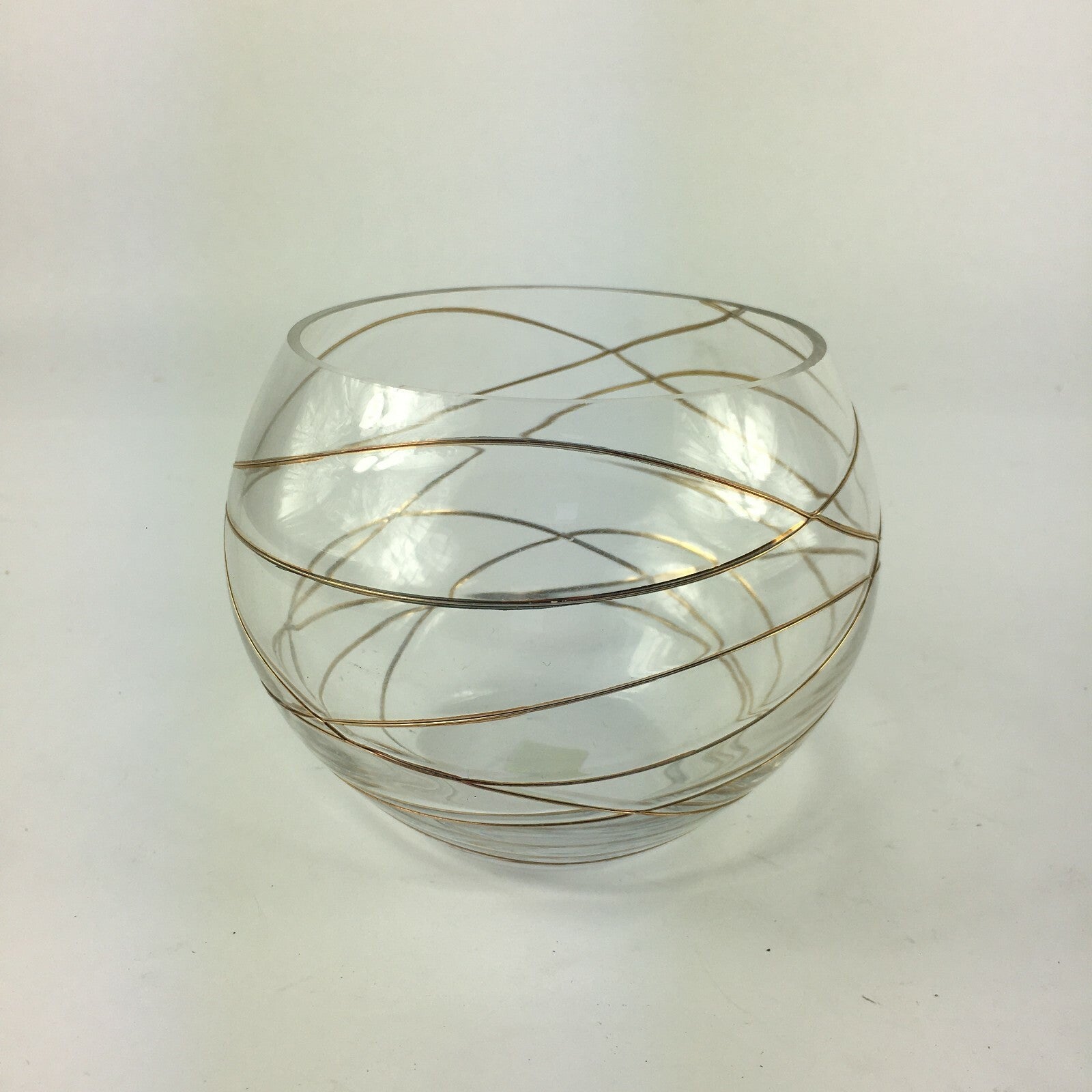 Party Lite Calypso Gold Tealight Candle Holder P7116 Made in Romania T1